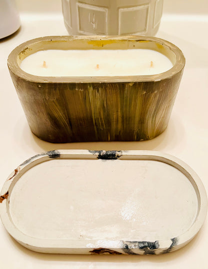 Oval Ceramic Vessel