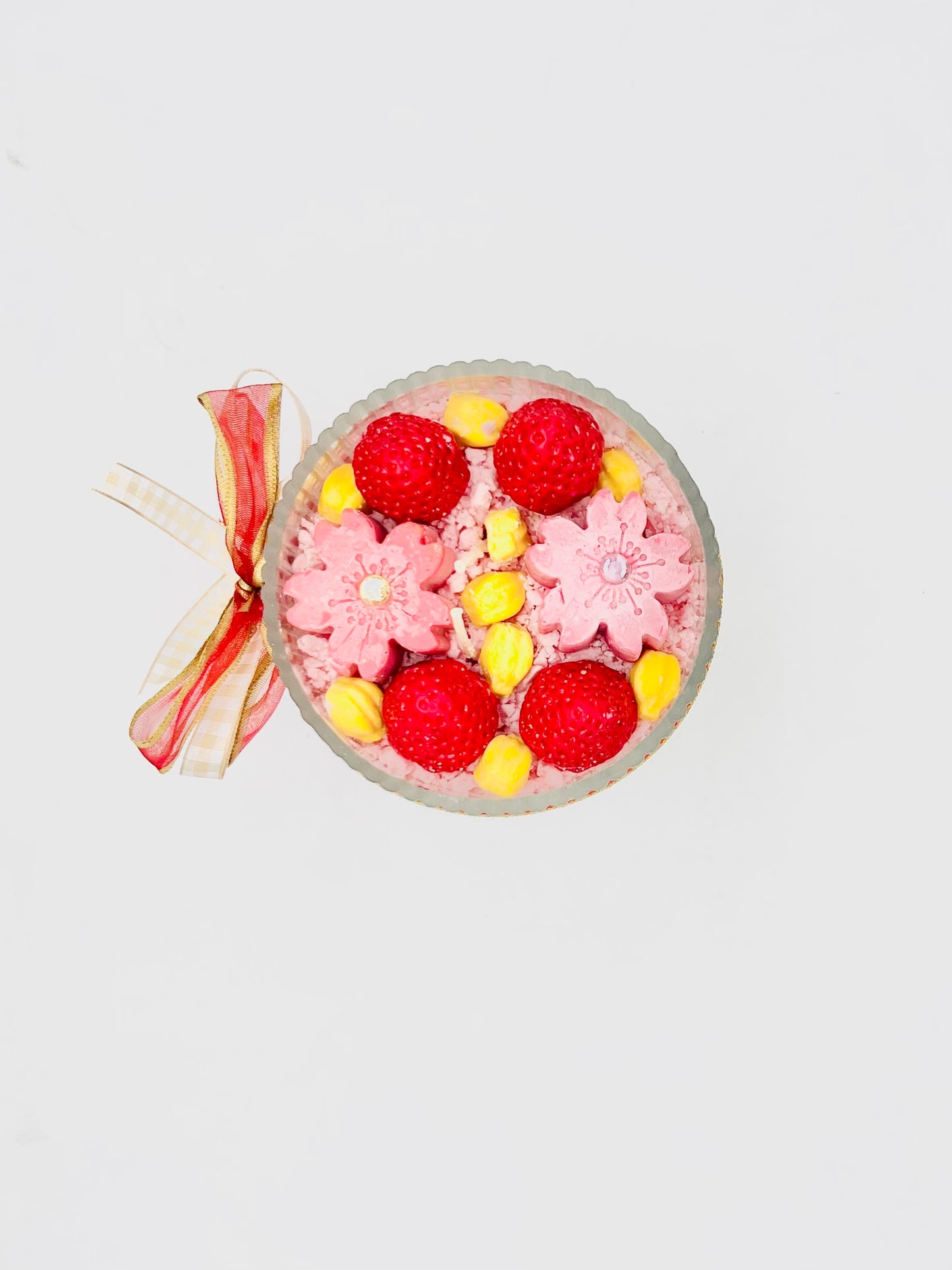 Strawberry Crumble Syrup Candle
