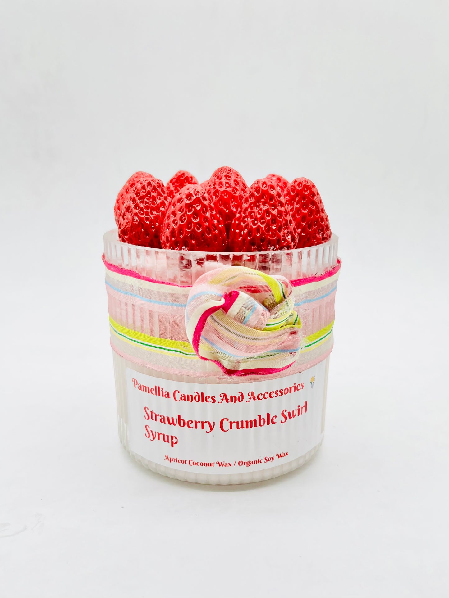Strawberry Crumble Syrup Candle