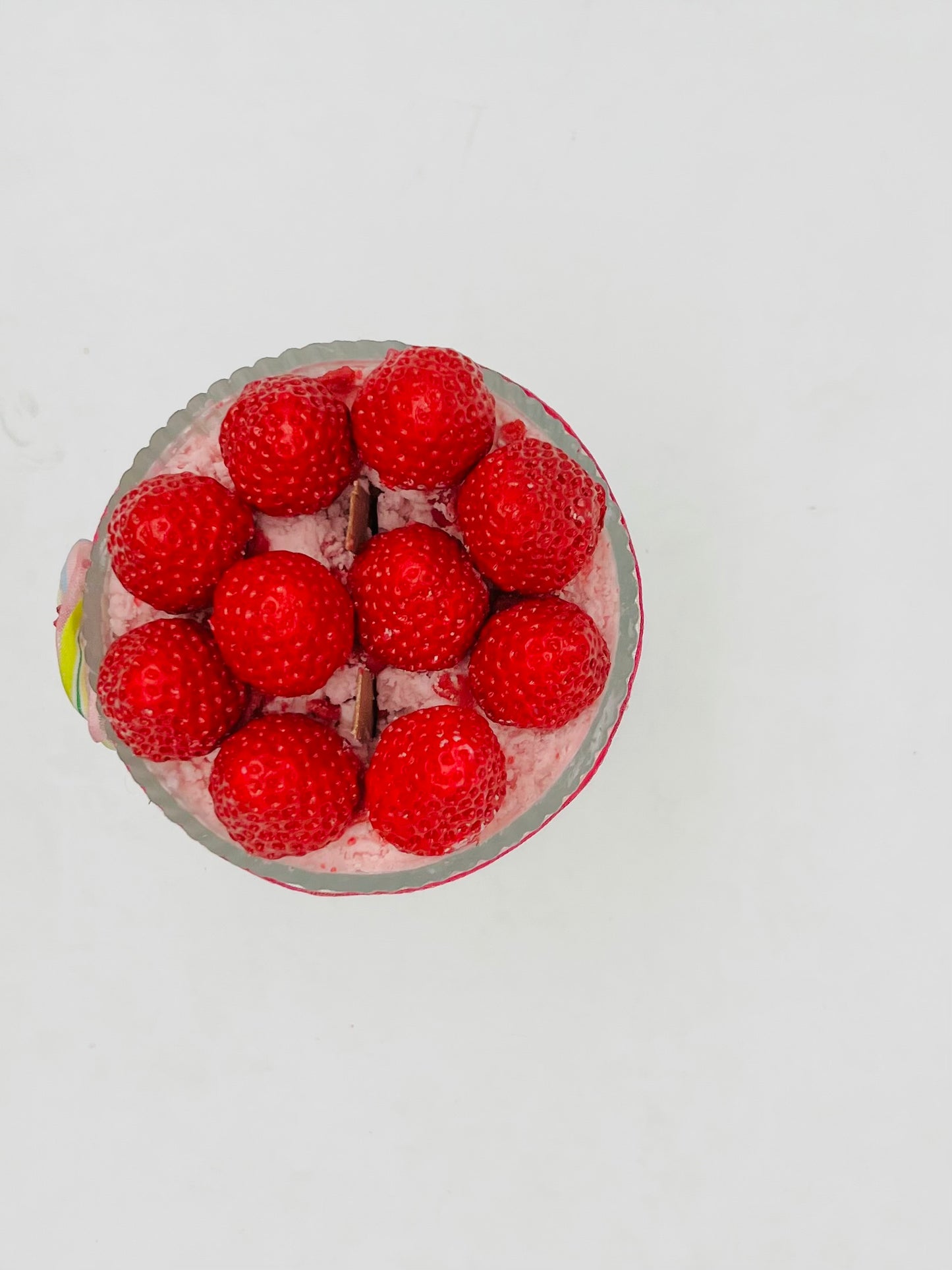 Strawberry Crumble Syrup Candle