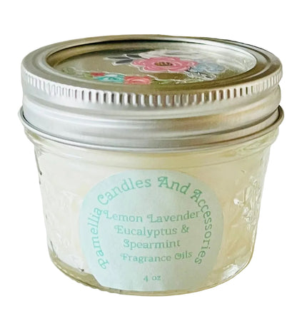 4 OZ Quilted Crystal Jelly Jar Candle