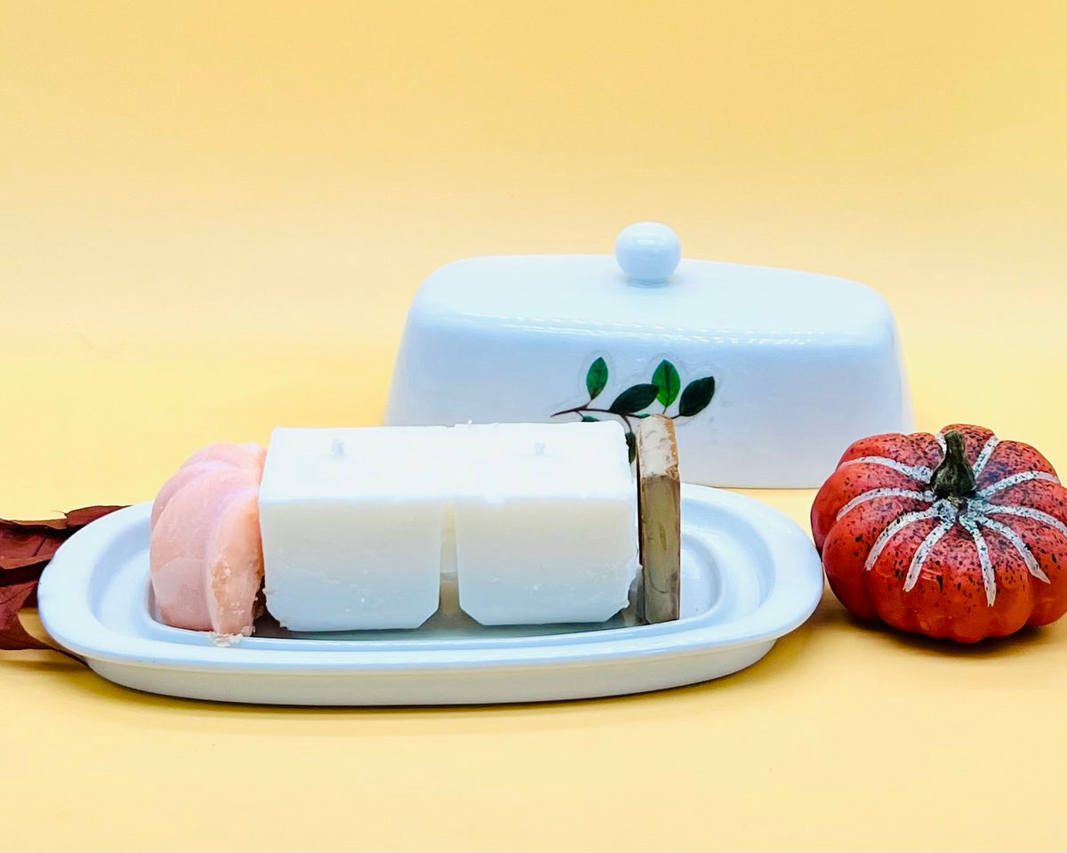 Toasted Vanilla Pumpkin Butter Dish Candle
