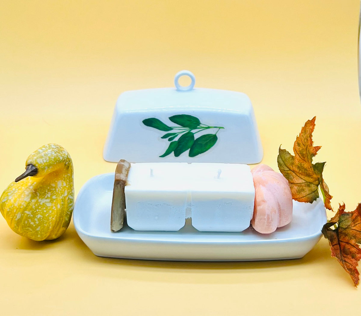 Toasted Vanilla Pumpkin Butter Dish Candle