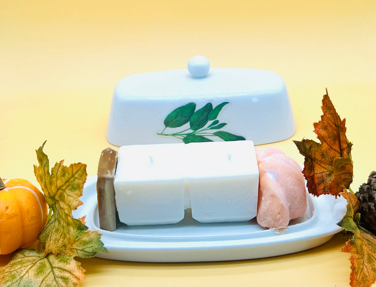 Toasted Vanilla Pumpkin Butter Dish Candle