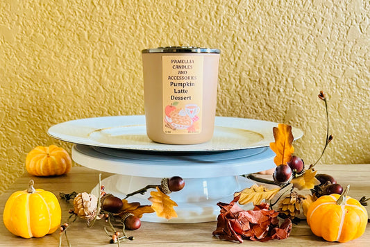 Pumpkin Latte Dessert Scented Candle – 12 oz