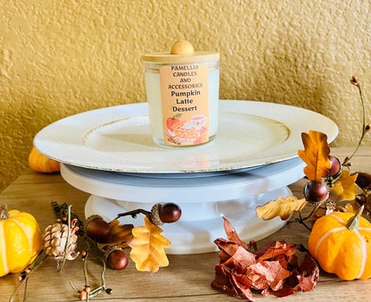Pumpkin Latte Dessert Scented Candle – 10 oz